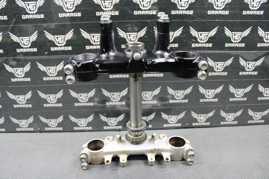 1999 HONDA XR200R 90 - 02 OEM FRONT FORKS LOWER UPPER TRIPLE TREE STEM BAR CLAMP - hggarage