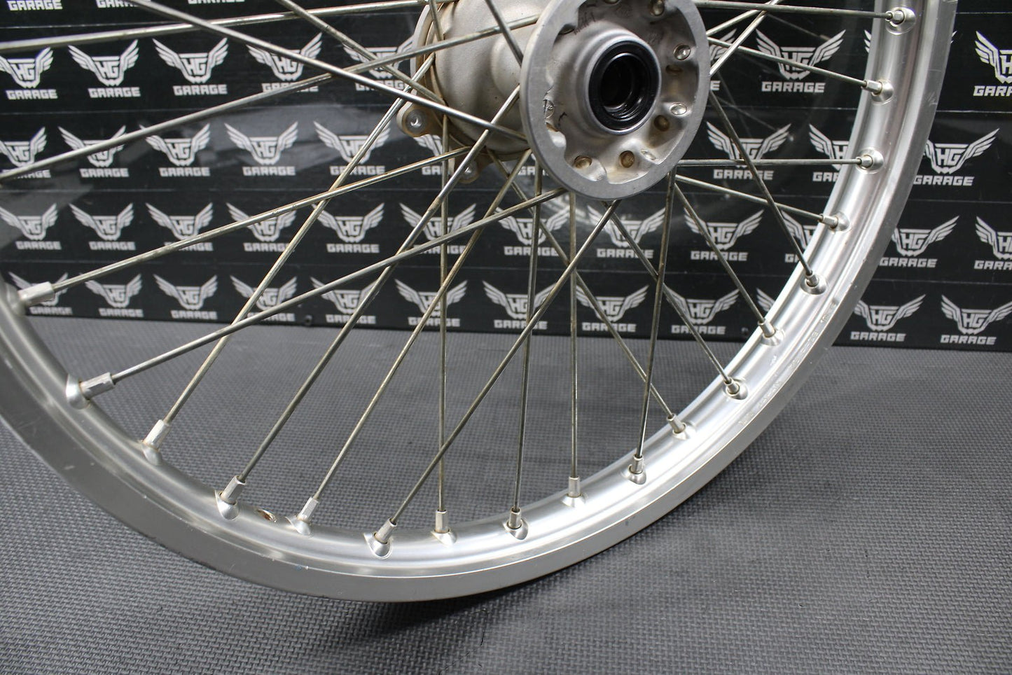 2006 2007 HONDA CRF250R CRF450R OEM DID 21" FRONT WHEEL RIM HUB 44650 - MEN - 840 - hggarage