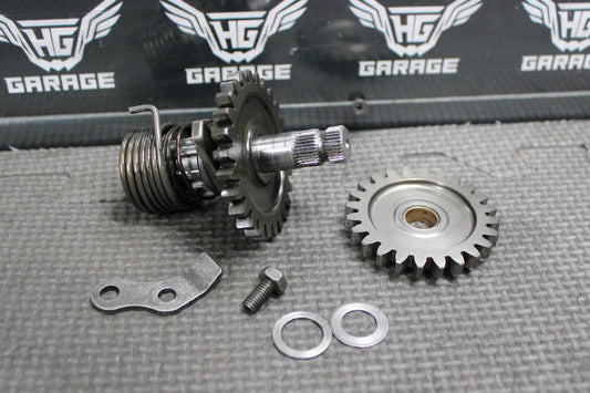 2005 Suzuki RM85 OEM Kickstart Kick Start Shaft W Idler Gear Starter 26211 - 02B04 - hggarage