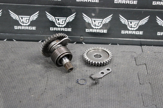 2005 Kawasaki KX100 KX85 OEM Kickstart Kick Start Shaft W Idler Gear Assembly - hggarage