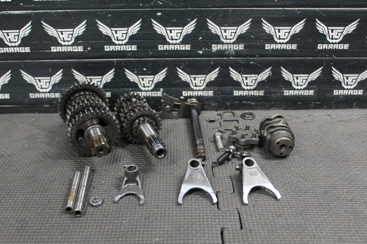 2015 KAWASAKI KX85 OEM ENGINE TRANSMISSION TRANNY ASSEMBLY GEARS SHIFT FORK - hggarage