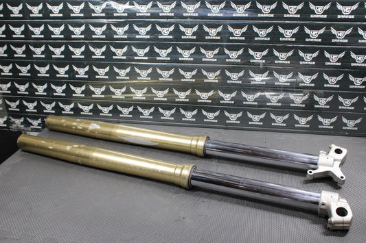 2007 HONDA CRF450R 05 - 07 OEM SHOWA RIGHT LEFT FRONT SUSPENSION FORKS SHOCKS - hggarage