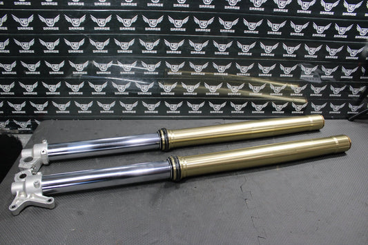 2008 Yamaha YZ450F OEM KYB Right Left Front Suspension Forks Shocks 2S2 - 23102 - A0 - hggarage
