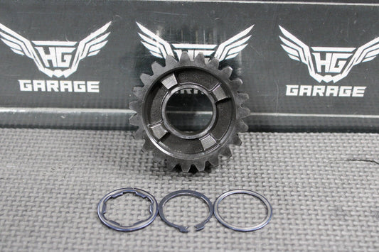 1999 HONDA CR500R OEM TRANSMISSION COUNTER SHAFT 3RD GEAR 23T 23451 - ML3 - 000 - hggarage