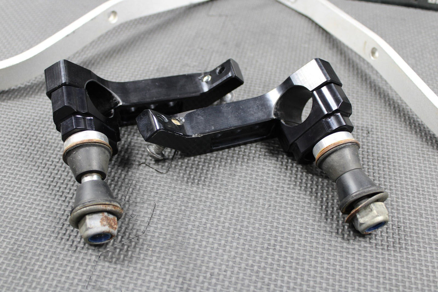 2007 07 - 08 KAWASAKI KX250 KX250F KX450F BRP FAT BAR CLAMPS HAND GUARD MOUNTS - hggarage