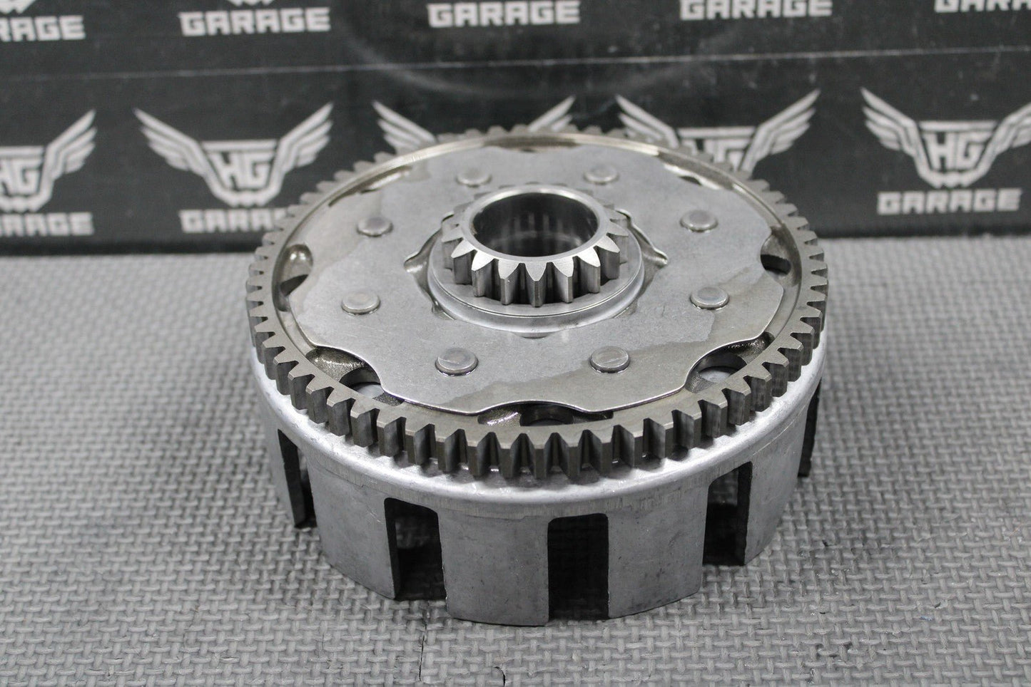 1988 87 - 89 HONDA CR250R OEM CLUTCH BASKET RING GEAR 22100 - KZ3 - 000 - hggarage