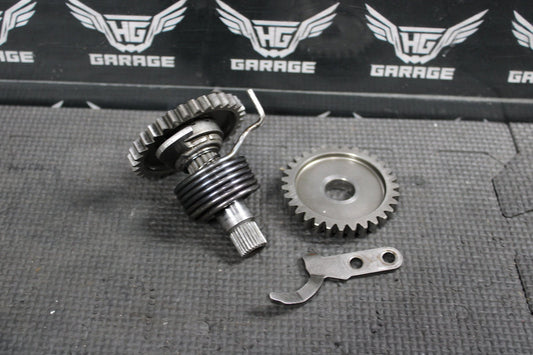2005 KAWASAKI KX100 KX85 OEM KICKSTART KICK START SHAFT W IDLER GEAR - hggarage
