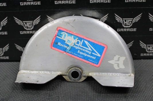 1988 HONDA CR250R DEVOL ALUMINUM FRONT BRAKE DISC ROTOR GUARD SHIELD - hggarage