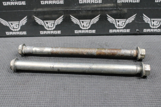 2009 KAWASAKI KLX250SF OEM SWINGARM BOLT SUSPENSION LINKAGE PIVOT SHAFT BOLTS - hggarage