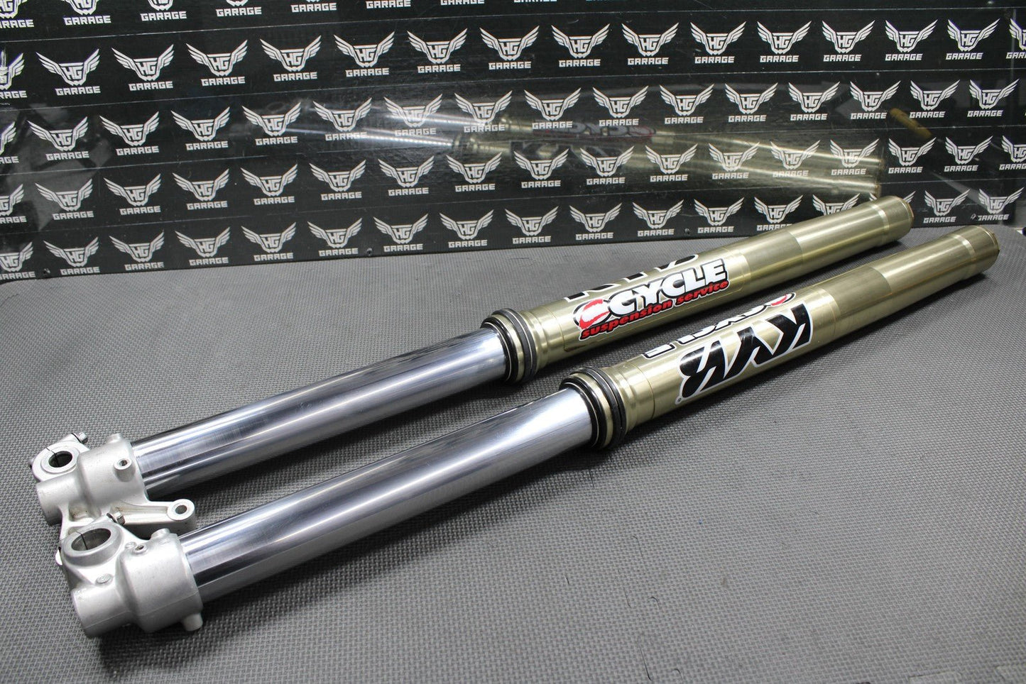 2009 YAMAHA YZ450F 06 - 09 OEM KYB SSS RIGHT LEFT FRONT SUSPENSION FORKS SHOCKS - hggarage