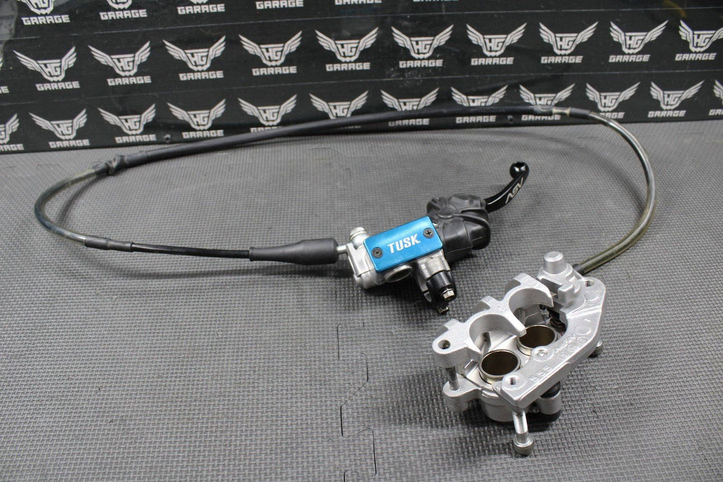 2014 KAWASAKI 13 - 14 KX250F KX450F OEM FRONT BRAKE CALIPER MASTER CYLINDER ASV - hggarage