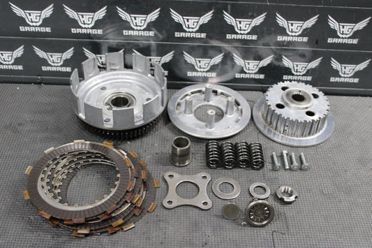 1986 Honda XR250R OEM Complete Clutch W Plates Basket Hub 22100 - KT1 - 010 - hggarage