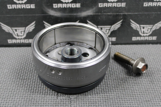1991 HONDA 85 - 95 XR250R OEM STATOR MAGNETO ROTOR FLYWHEEL 31110 - KL4 - 014 NICE! - hggarage