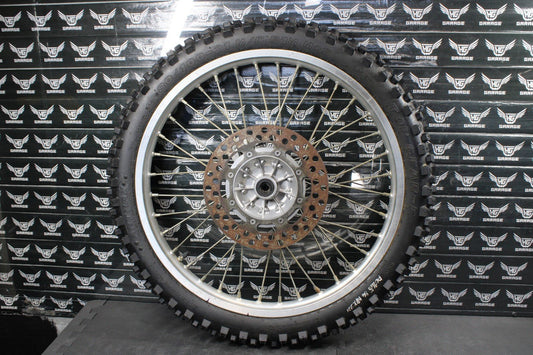 1986 KAWASAKI KDX200 OEM 21" X 1.60" FRONT WHEEL RIM HUB 41025 - 1175 41034 - 1141 - hggarage