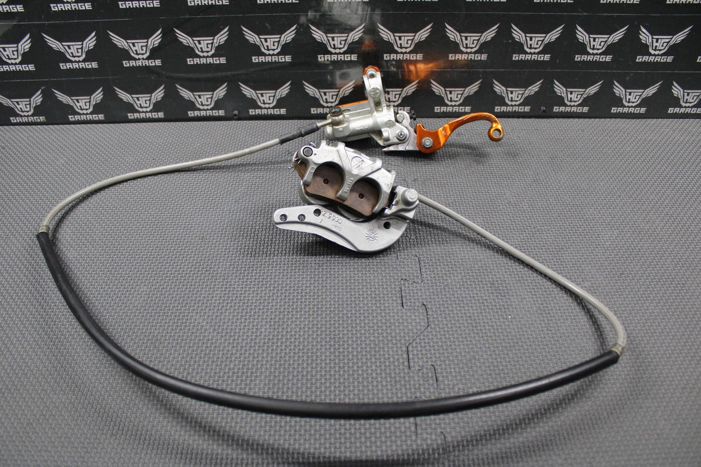 2009 2010 KTM 250 450 XCF - W OEM FRONT BRAKE CALIPER MASTER CYLINDER ASV LEVER - hggarage