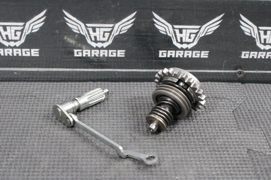 00 - 02 HONDA CR125R OEM ENGINE POWERVALVE EXHUAST VALVE LINKAGE GOVERNOR NICE! - hggarage
