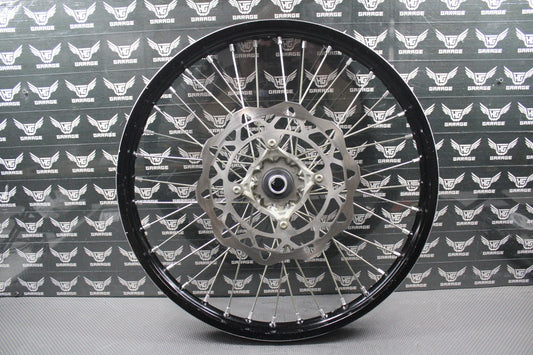2020 SUZUKI RMZ250 RMZ450 OEM BLACK FRONT WHEEL RIM HUB ROTOR 54100 - 37K00 GOOD! - hggarage