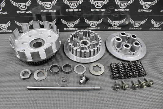 1985 HONDA CR125R OEM COMPLETE CLUTCH W BASKET HUB PRESSURE PLATE 22100 - KA3 - 760 - hggarage