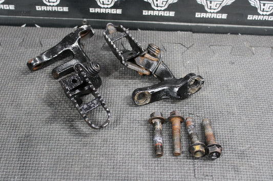 1998 HONDA XR200R 93-02 OEM FOOT PEGS PEDALS FRAME STAND