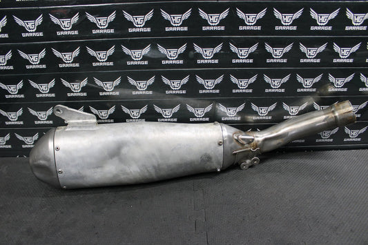 2015 YAMAHA YZ250FX OEM MUFFLER EXHAUST SILENCER SLIP ON PIPE 1SM - 14750 - 10 - 00 - hggarage