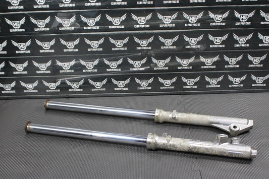 1985 YAMAHA PW80 83 - 85 OEM RIGHT LEFT FRONT SUSPENSION FORKS 21W - 23103 - 00 - 00 - hggarage