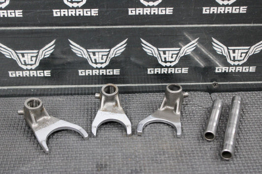 1999 SUZUKI RM125 OEM ENGINE MOTOR TRANSMISSION GEAR SHIFT FORKS SHAFTS GEARS - hggarage