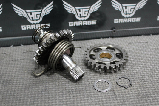 2001 01 - 07 SUZUKI RM125 OEM KICKSTART KICK START SHAFT W IDLER GEAR 26211 - 27C02 - hggarage