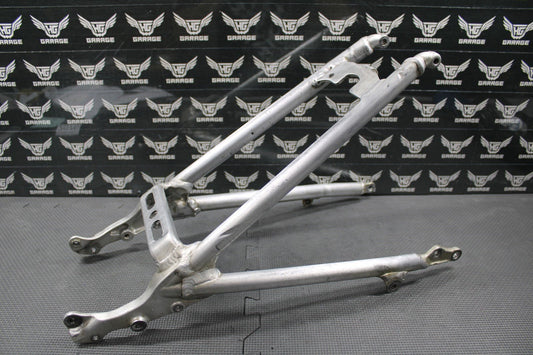2008 06 - 09 HONDA CRF250R OEM REAR BACK FRAME SUBFRAME DUAL MUFFLER 50200 - KRN - 850 - hggarage