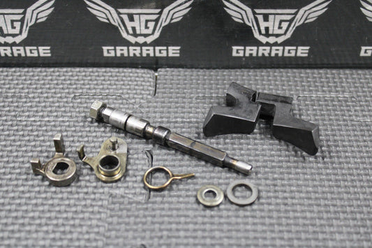 2000 2001 HONDA CR125R OEM EXHAUST POWERVALVE FLAP VALVE SET SHAFT 06140 - KZ4 - A90 - hggarage