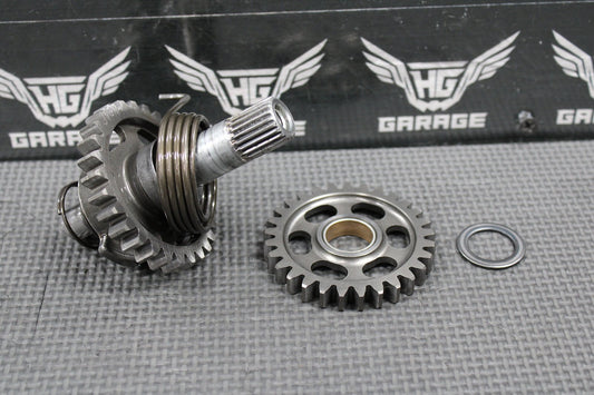 1999 HONDA CR125R OEM KICKSTART KICK START SHAFT W IDLER GEAR 28210 - KS6 - 700 - hggarage