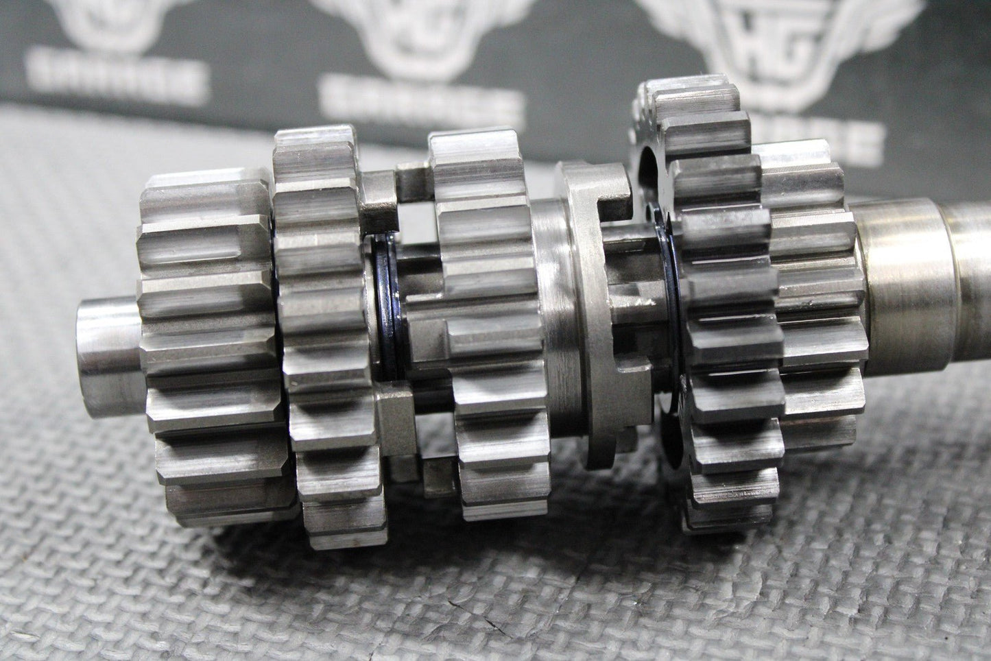 1988 88 - 91 HONDA CR250R OEM TRANSMISSION TRANNY GEARBOX GEARS SHIFT FORKS GOOD! - hggarage