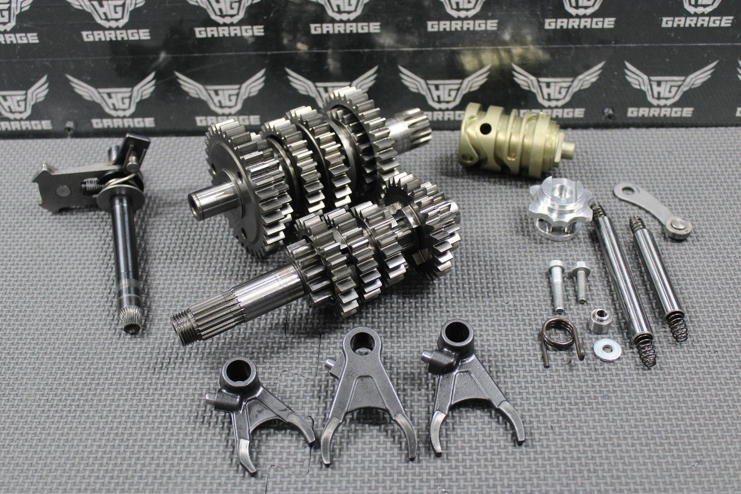 2010 06 - 13 KTM 250 XCF - W OEM TRANSMISSION TRANNY GEARBOX GEARS 6 SPEED NICE! - hggarage