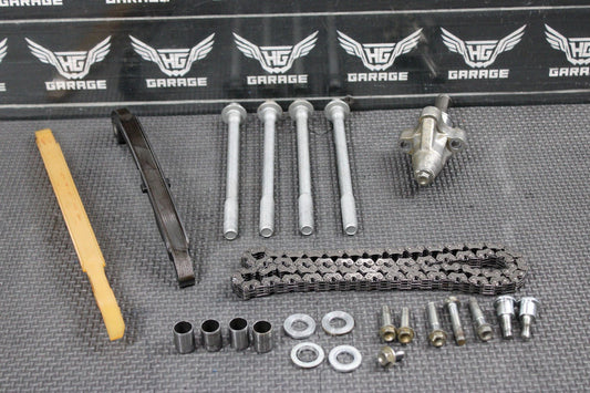 2018 HONDA 18 - 22 CRF250R OEM CAM CHAIN WITH GUIDES TENSIONER TOPEND HARDWARE - hggarage