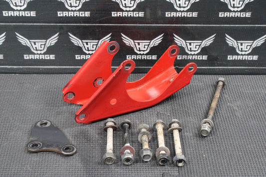 1987 YAMAHA TW200 OEM ENGINE MOTOR MOUNT STAY BRACKETS 1RL - 21316 - 00 - FH - hggarage