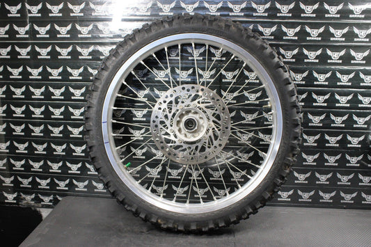2002 HONDA 02 - 03 CR250R OEM FRONT WHEEL RIM HUB SPOKES ASSEMLBY 44650 - KZ3 - J40 - hggarage