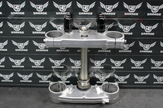 2006 HONDA CRF250R OEM FRONT FORKS LOWER UPPER TRIPLE TREE STEM CLAMP - hggarage