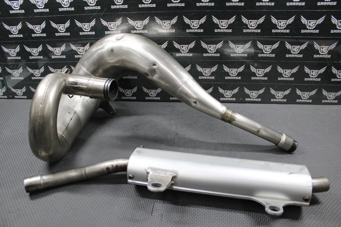 1997 HONDA 97 - 98 CR250R PRO CIRCUIT EXHAUST PIPE CHAMBER HEADER FMF MUFFLER - hggarage