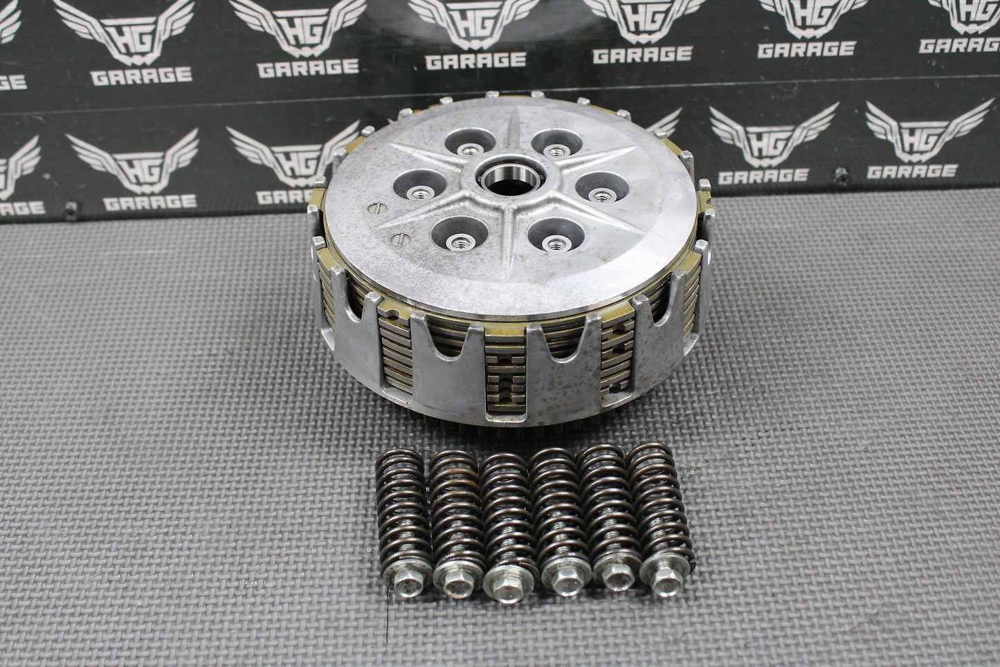 2006 SUZUKI 05 - 07 RMZ450 OEM CLUTCH W PLATES BASKET HUB PRESSURE PLATE SPRINGS - hggarage