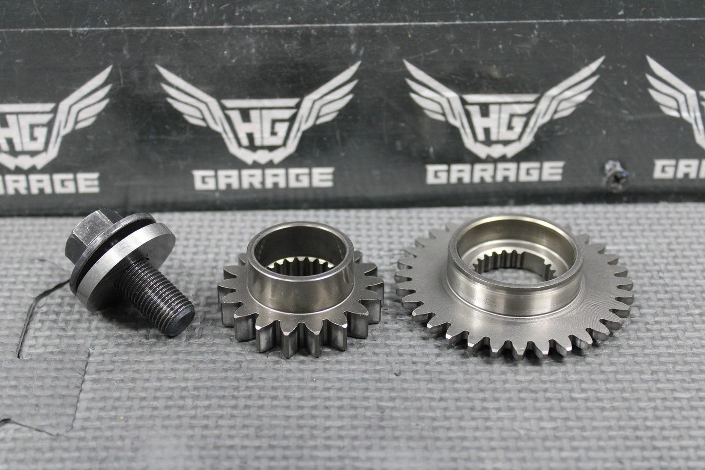 2008 2009 HONDA CRF250R OEM ENGINE CRANKSHAFT PRIMARY MAIN DRIVE GEARS BOLT SET - hggarage
