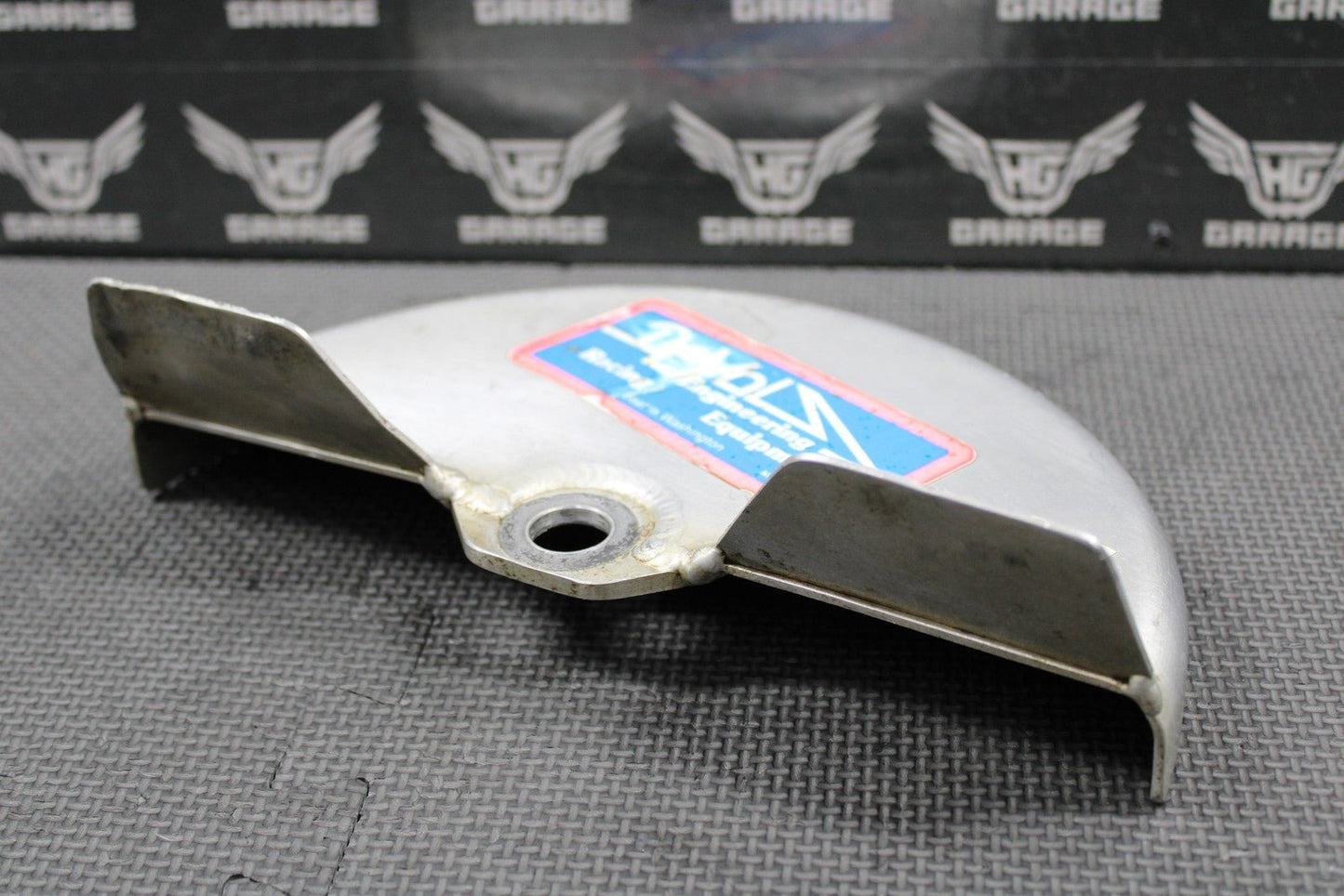 1988 HONDA CR250R DEVOL ALUMINUM FRONT BRAKE DISC ROTOR GUARD SHIELD - hggarage