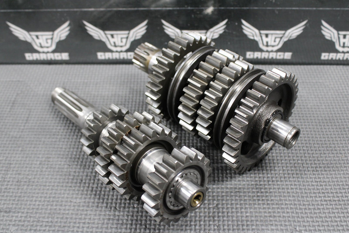2008 KTM 07 - 09 450 SXF OEM ENGINE TRANSMISSION TRANNY GEARS GEARBOX SHIFT FORKS - hggarage