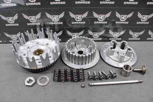2010 09 - 13 YAMAHA YZ250F OEM CLUTCH W BASKET HUB PRESSURE PLATE 5XC - 16150 - 10 - 00 - hggarage