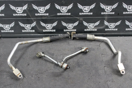 2005 Yamaha YZ250F OEM Engine Motor Oil Pump Feed Line Pipe Assembly 5NL - 13161 - 2 - hggarage