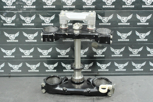 2011 KAWASAKI KX450F OEM FRONT FORKS LOWER UPPER TRIPLE TREE STEM CLAMP NICE! - hggarage