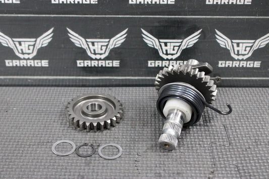 1997 YAMAHA RT100 OEM KICKSTART KICK START SHAFT W IDLER GEAR - hggarage