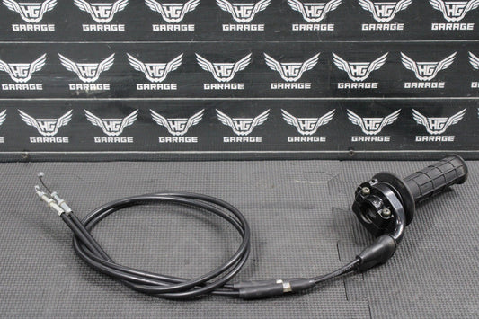 2000 SUZUKI 00 - 04 DRZ400 OEM RIGHT THROTTLE GRIP CABLES 57100 - 14D00 - hggarage