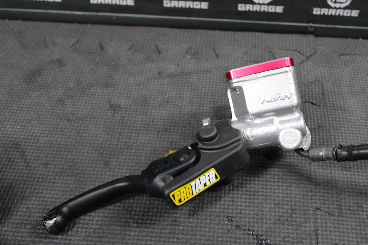 2008 HONDA CRF150RB OEM FRONT BRAKE CALIPER MASTER CYLINDER PRO TAPER LEVER - hggarage