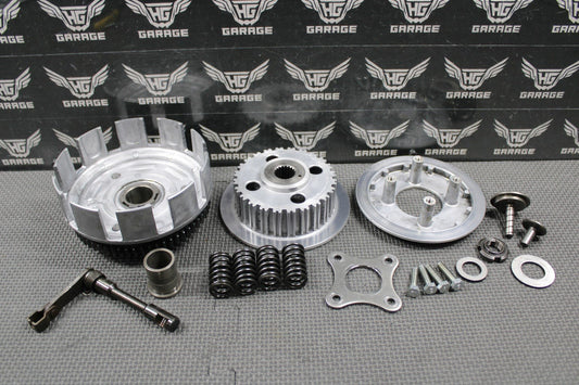 1991 HONDA 88 - 95 XR250R OEM CLUTCH BASKET HUB PRESSURE PLATE 22100 - KT1 - 020 NICE! - hggarage
