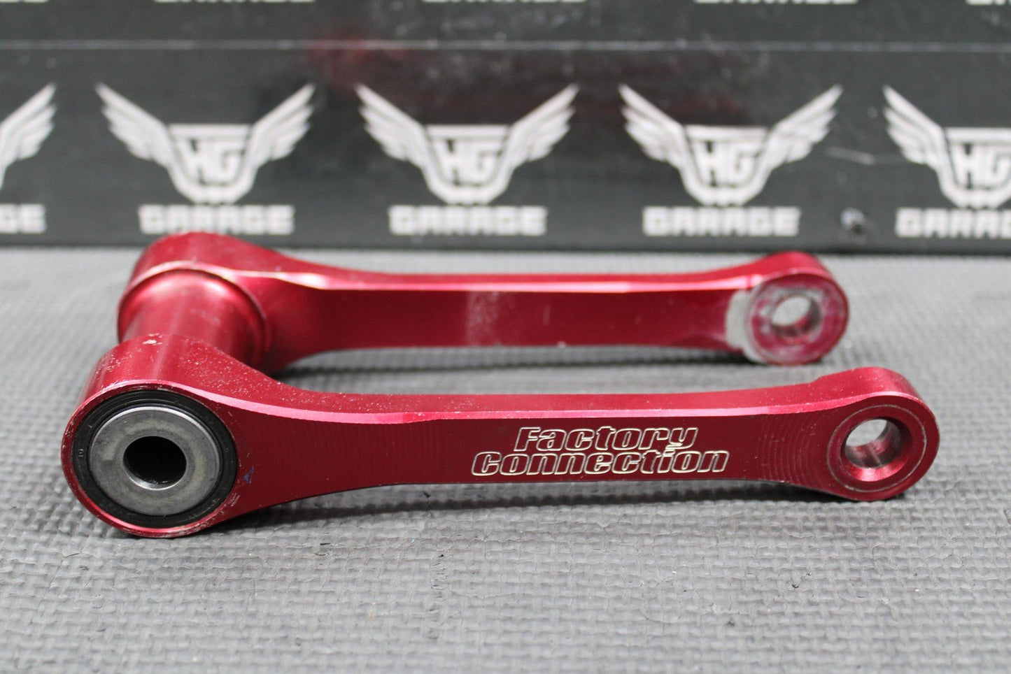 2012 HONDA CRF250R CRF450R FACTORY CONNECTION RED BILLET SHOCK SWINGARM LINKAGE - hggarage