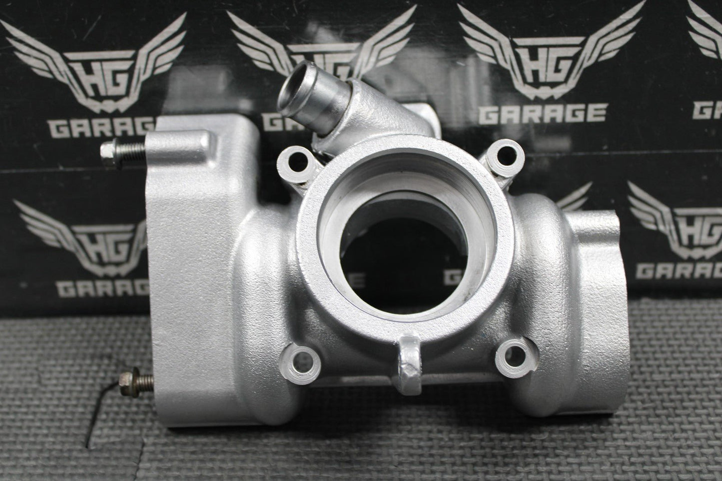 1999 2000 HUSQVARNA WR250 CR250 OEM CYLINDER EXHAUST FLANGE HTS COVER 800086853 - hggarage